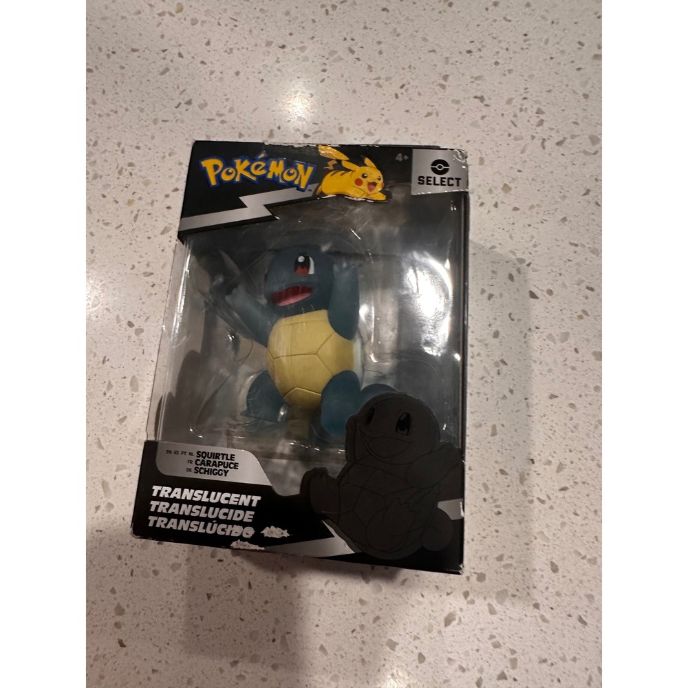 Pokemon Select Translucent Squirtle Figure Jazwares Series 1 PKW2404 New In Box